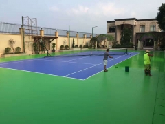 丙烯酸弹性网球场